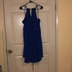 Sexy royal blue dress